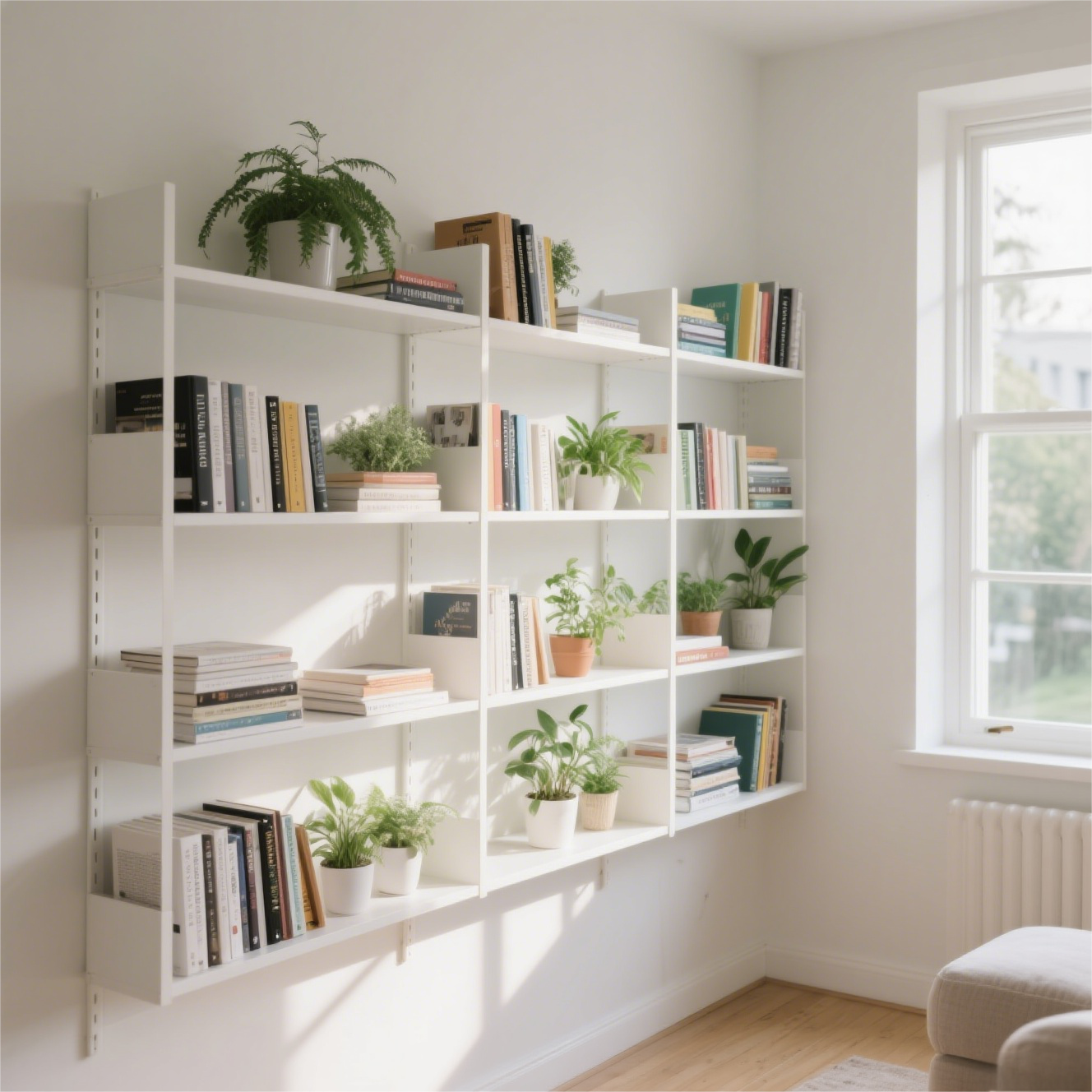 MDF board shelving