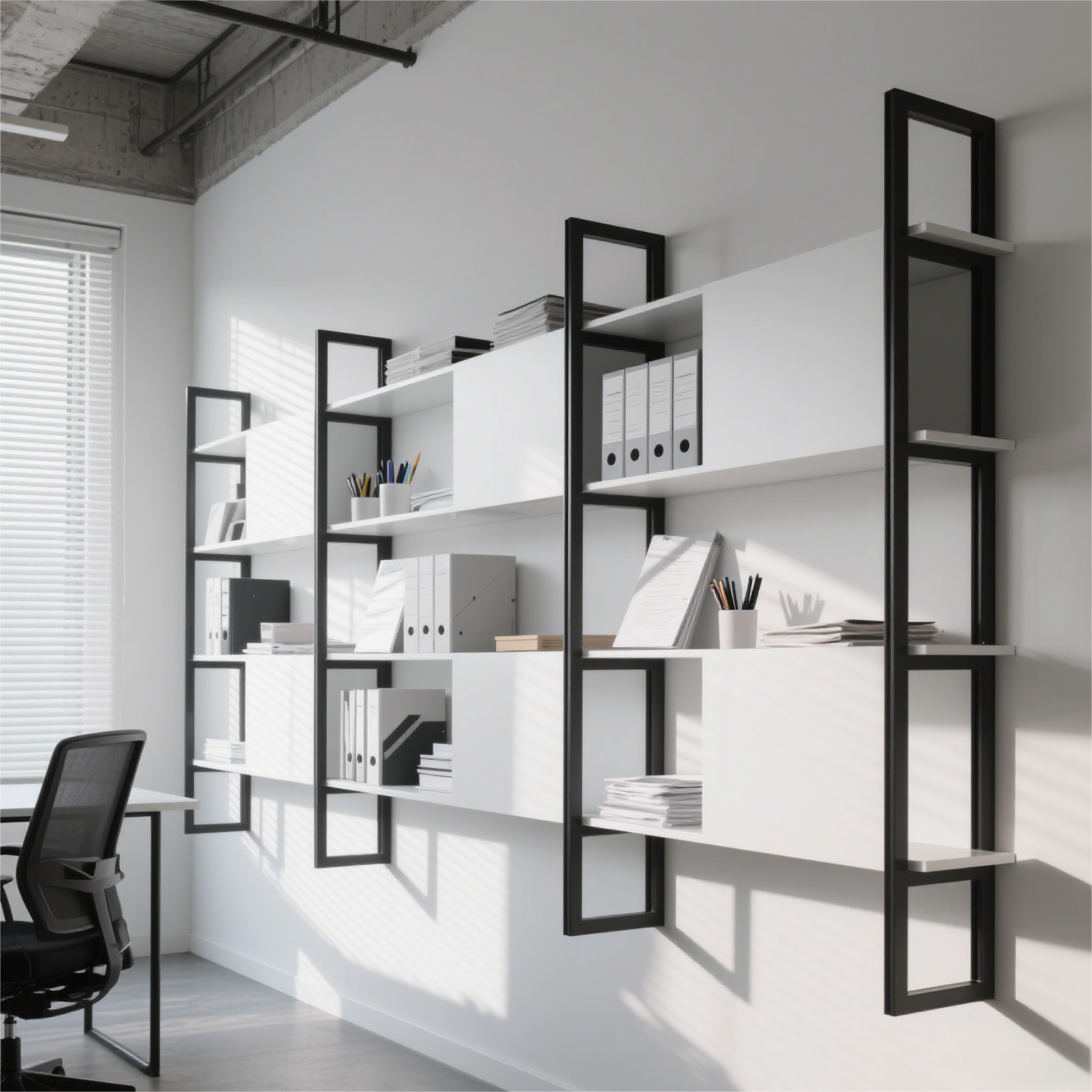 MDF metal shelving/shelf