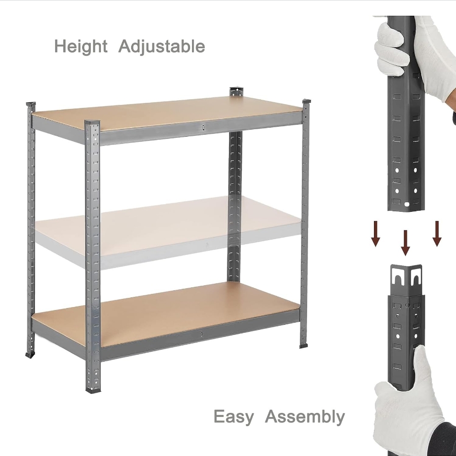 MDF Board Metal Shelving