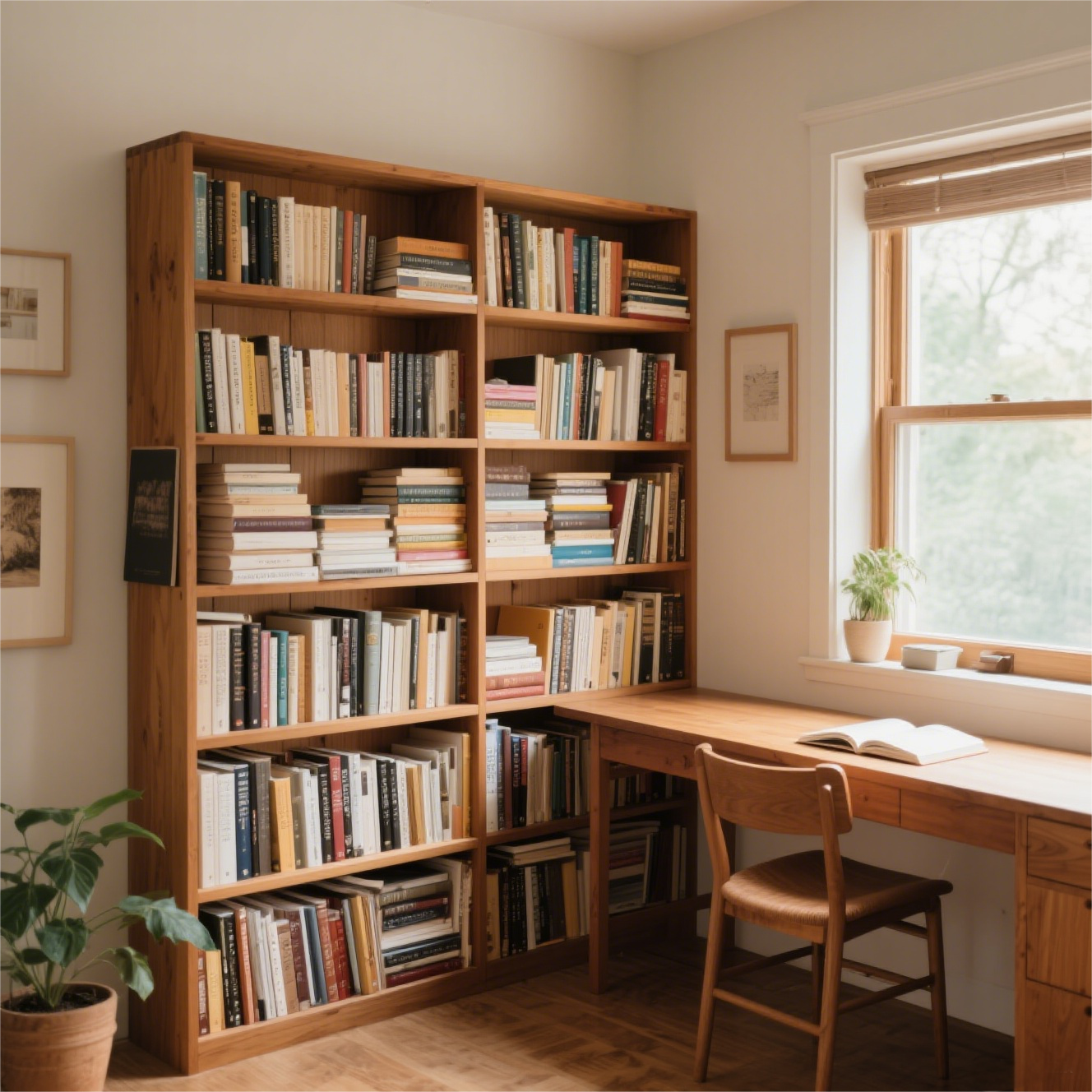 wood color shelving