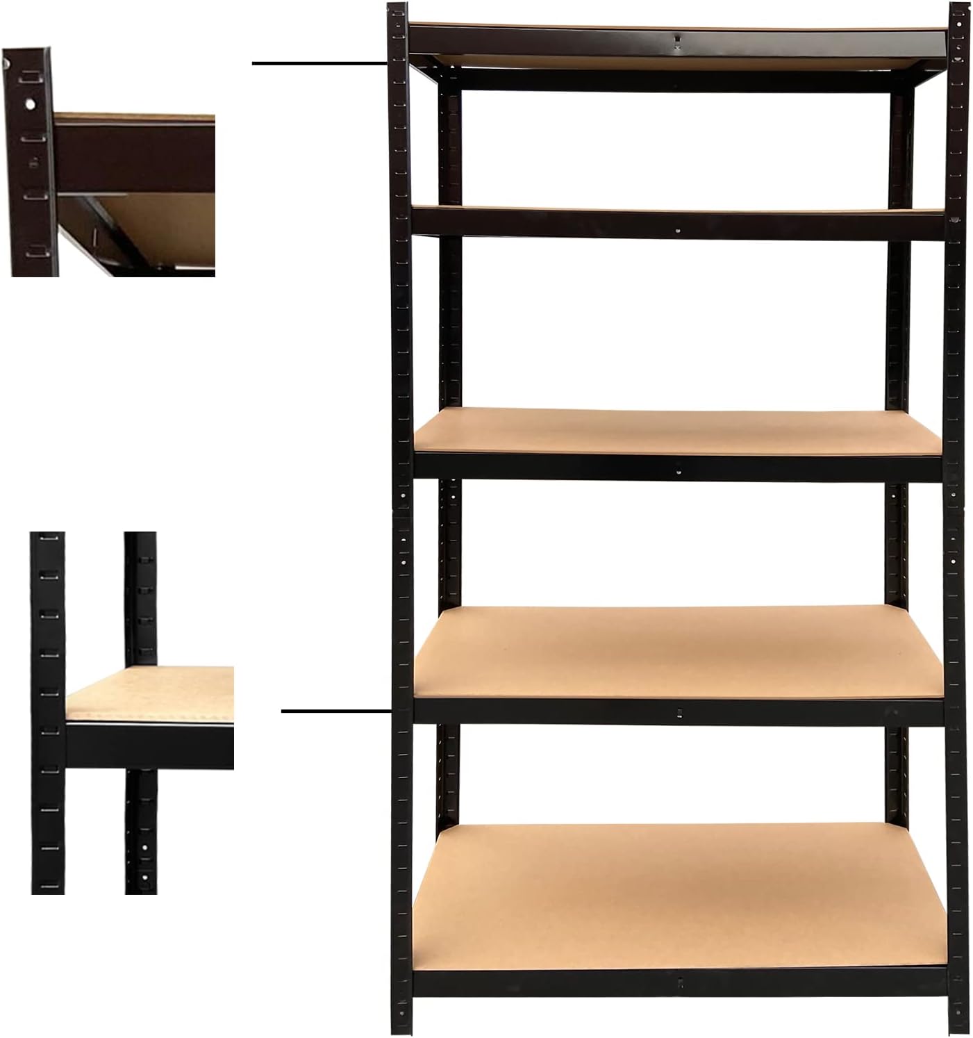 MDF Board Metal Shelving